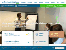 Tablet Screenshot of effectivitijd.nl